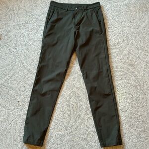Men's Olive Green Lululemon Pants Size 28